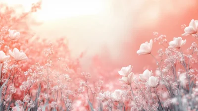 Delicate Pink Tulips