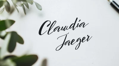 Claudia Jaeger Name Art