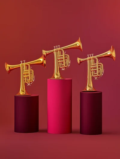 Colorful Trumpets