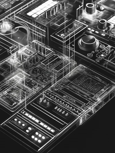 Futuristic Cyberpunk Audio Blueprint