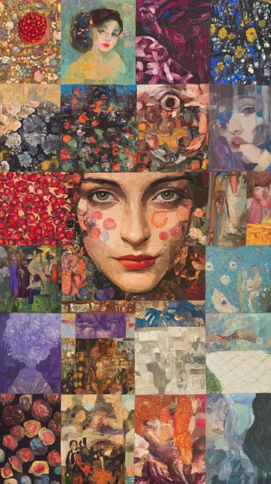 Patchwork of Klimt