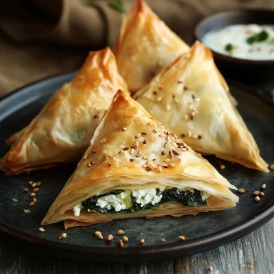 Filo Pastries with Ricotta and Spinach