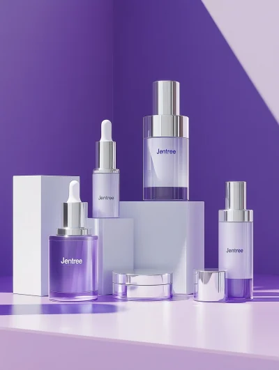 Minimalist Skin Care Display