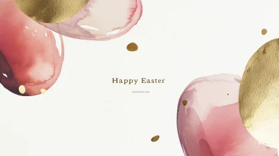 Chic Easter Postcard