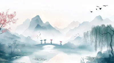 Serene Qingming Festival Scene