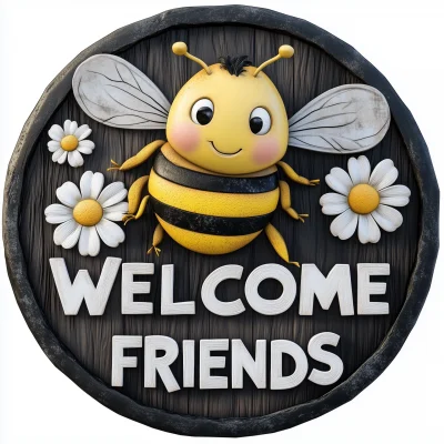 Welcome Friends Sign