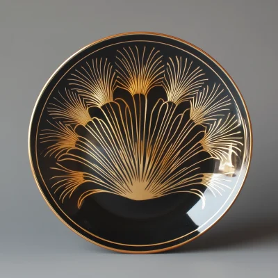 Art Deco Plate Design