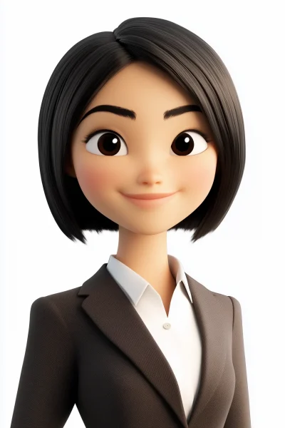 3D Cartoon Woman