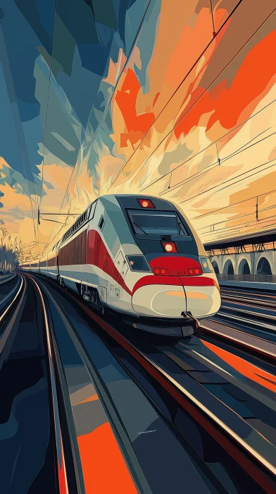 Dramatic TGV Poster