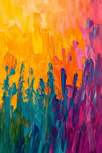 Colorful Abstract Landscape