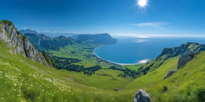 Alps to North Sea Panorama