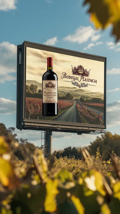 Billboard Advertising Wine