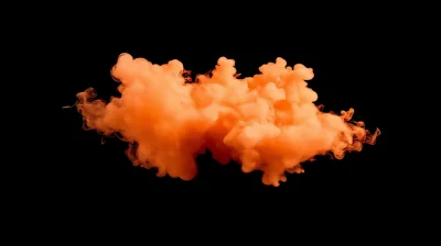 Neon Orange Smoke