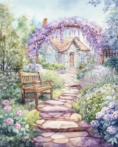 Dreamy Cottagecore Garden