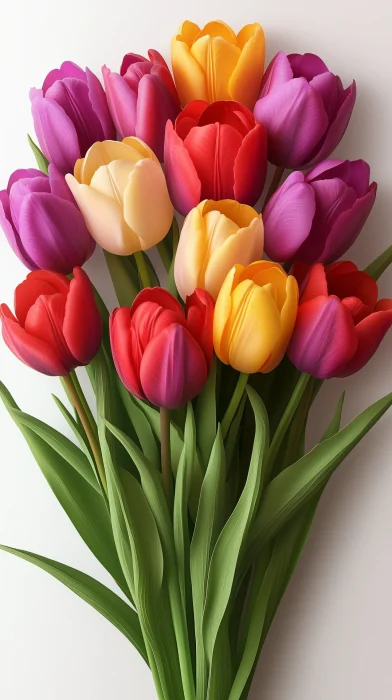 Colorful Tulip Bouquet