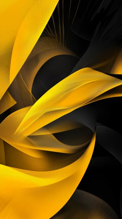 Yellow Abstract Design