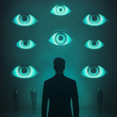 Neon Eyes Watcher