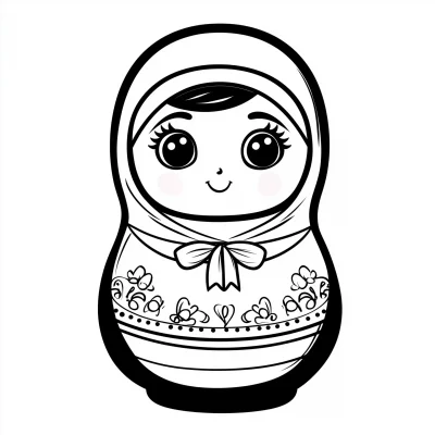 Kawaii Matryoshka Doll