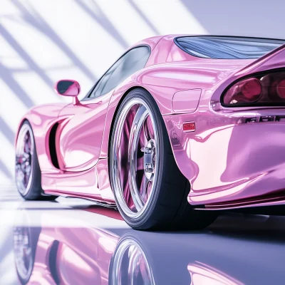 Y2K Pink Sports Car