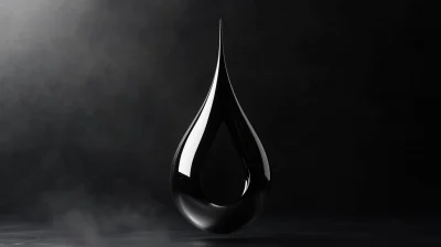 Cinematic Metal Water Drop