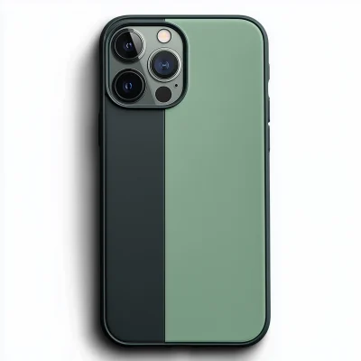 Black and Green Phone Case