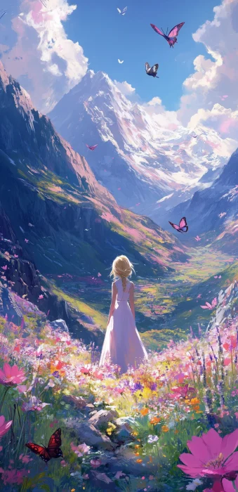 Dreamy Princess in the Valley