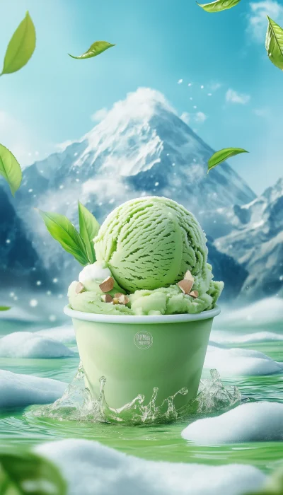 Matcha Ice Cream Delight