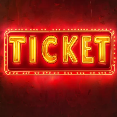 Vintage Neon Tickets