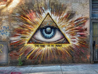 Mystical Triangle Mural