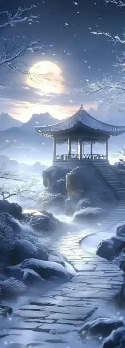 Serene Chinese Pavilion