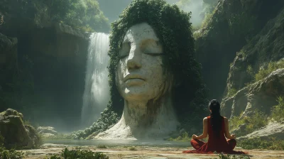 Meditation Among Ancient Beauty