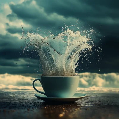 Rainstorm in a Coffee Cup