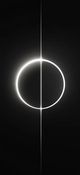 Minimalist Eclipse Wallpaper