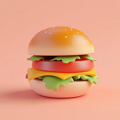 Cute Hamburger Icon