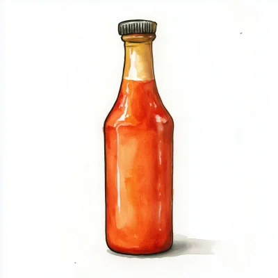 Cute Hot Sauce Bottle