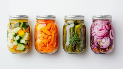 Vibrant Pickled Vegetables