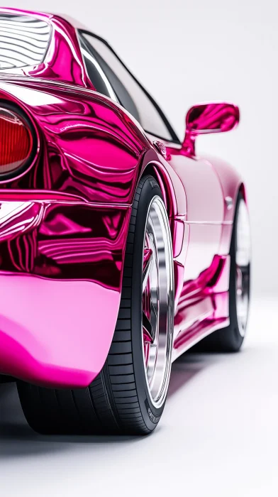 Y2K Pink Sports Car