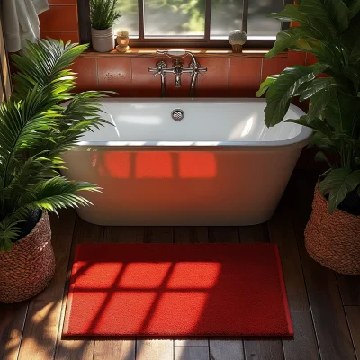 Elegant Bathroom Flat Lay