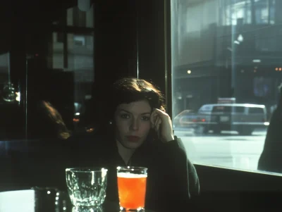 French Woman in Bar