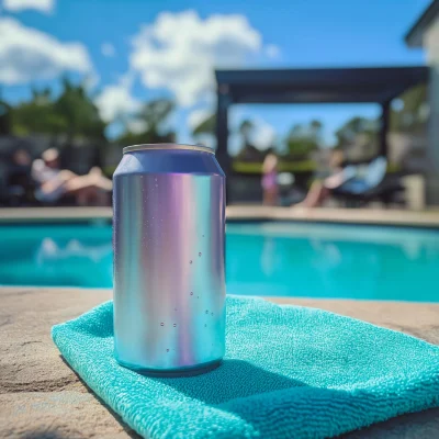 Sunny Poolside Refreshment