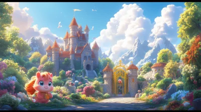 A Grand Fairytale Scene