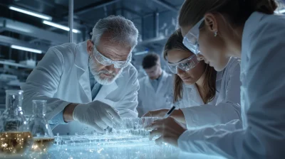 Scientific Collaboration in Lab Meeting