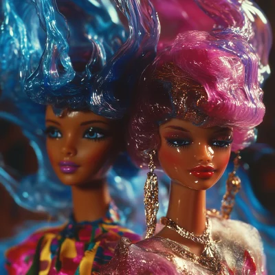 Melting Barbie Dolls