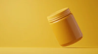 Floating Peanut Butter Jar