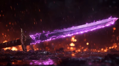 Purple Thunder Sword