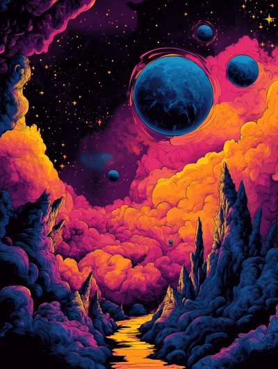 Psychedelic Space Design