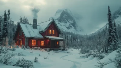 Cozy Winter Cabin