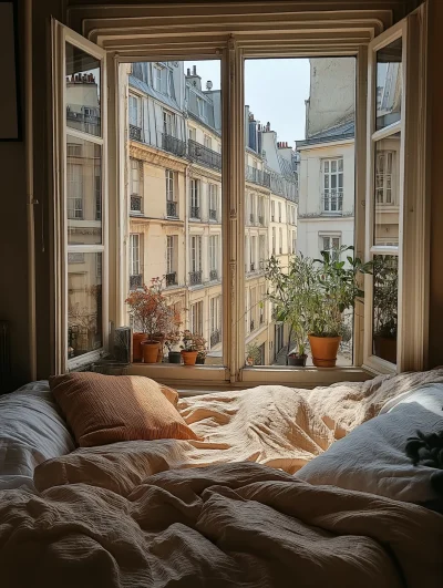 Cozy Parisian Bedroom