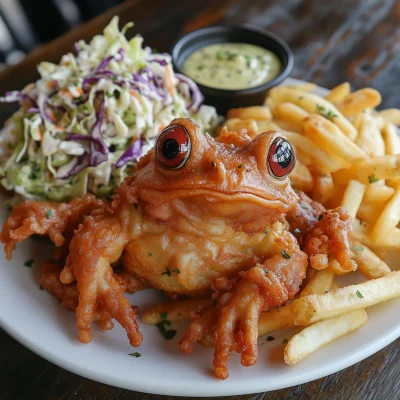 Deep Fried Frog Legs