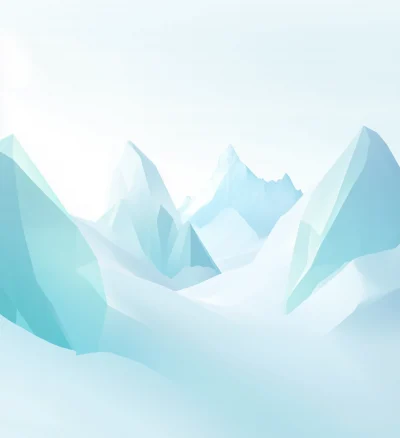 Minimalist Ice World Background